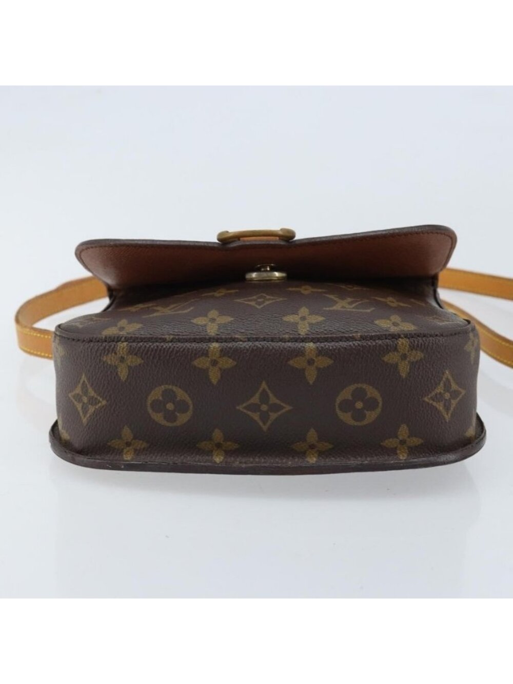 Authentic LOUIS VUITTON Monogram Saint Cloud MM Shoulder Bag M51243 LV - Picture 12 of 16